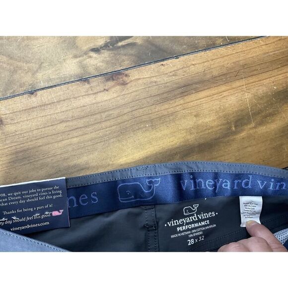 Vineyard Vines Mens 28x32 Performance 5-Pocket Pants Gray New With Tags - Picture 7 of 13